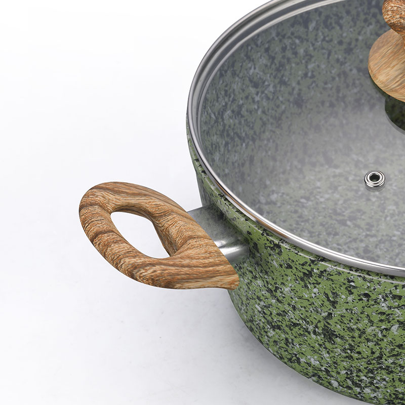Garena de cocina de mármol forjado no con grano de madera