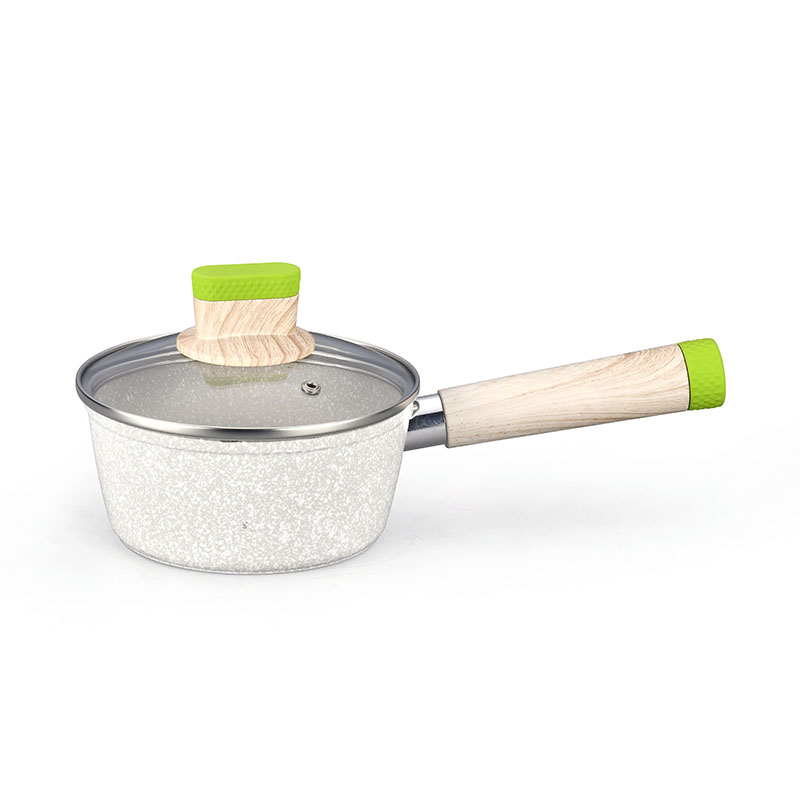 Kitchenware Juego de utensilios de cocina forjados de mármol con colorido ornamental