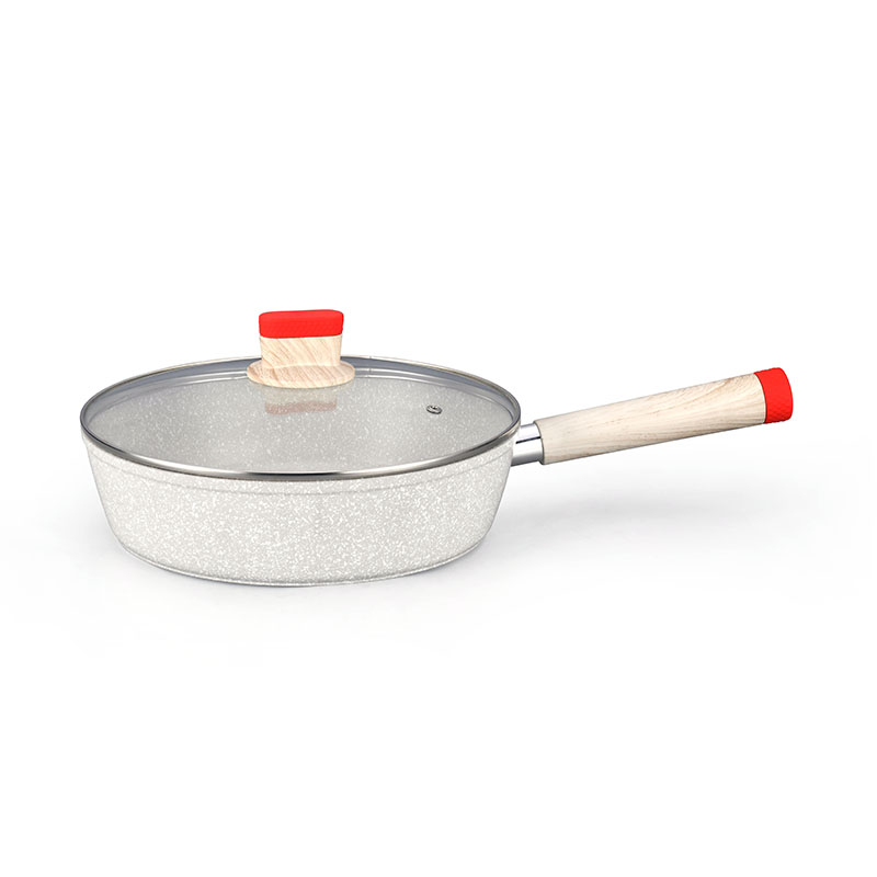 Kitchenware Juego de utensilios de cocina forjados de mármol con colorido ornamental