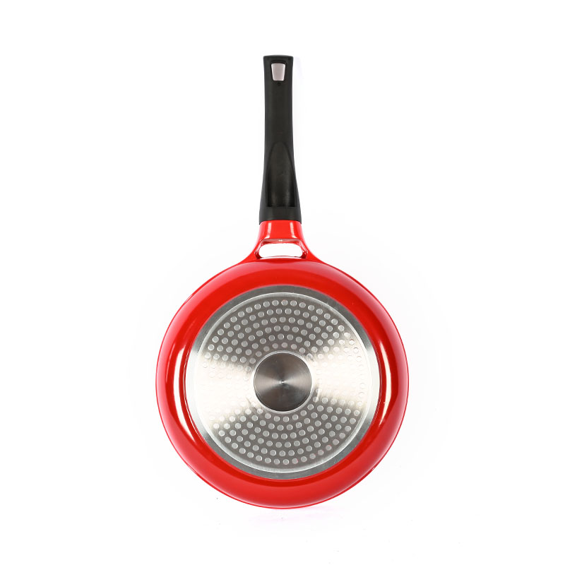 Juego de cocina de cerámica roja Muerto de cocina fundido con tapa