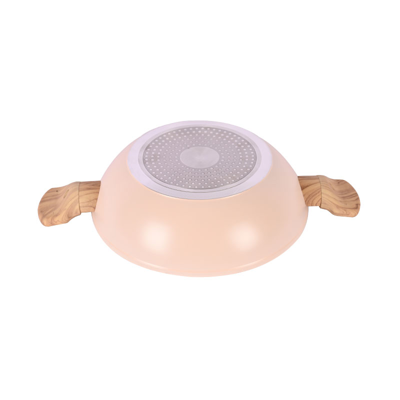 Telamon beige utensilios de cocina con accesorios de borde dorado