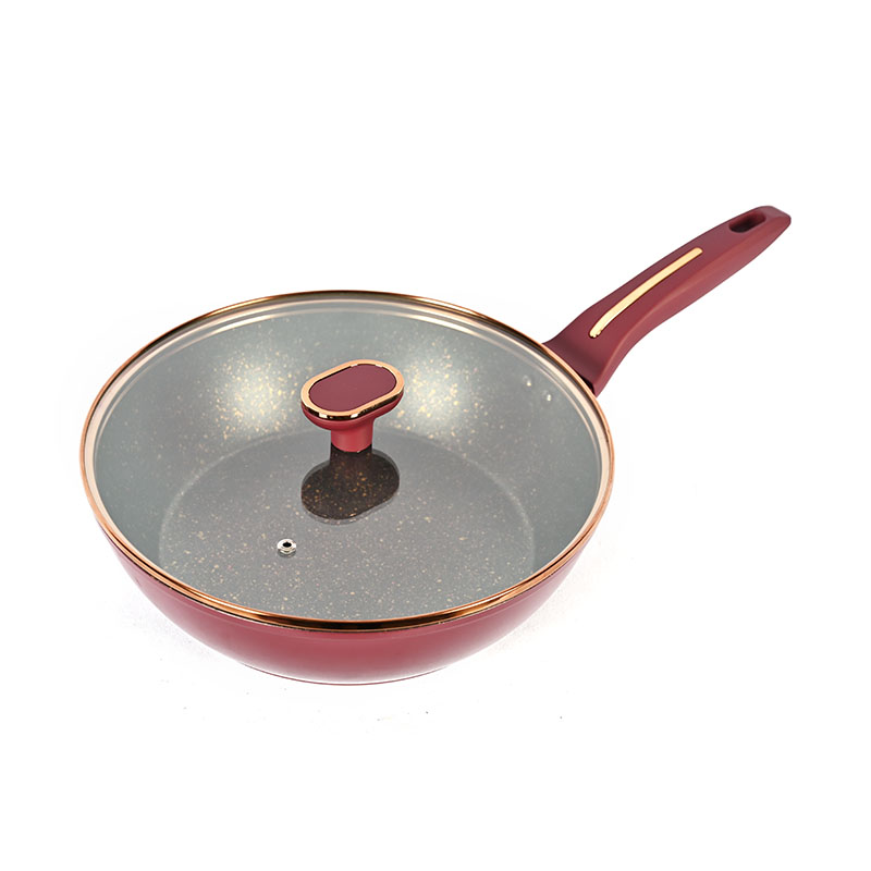 Telamon Burgundy utensilios de cocina con accesorios de borde dorado