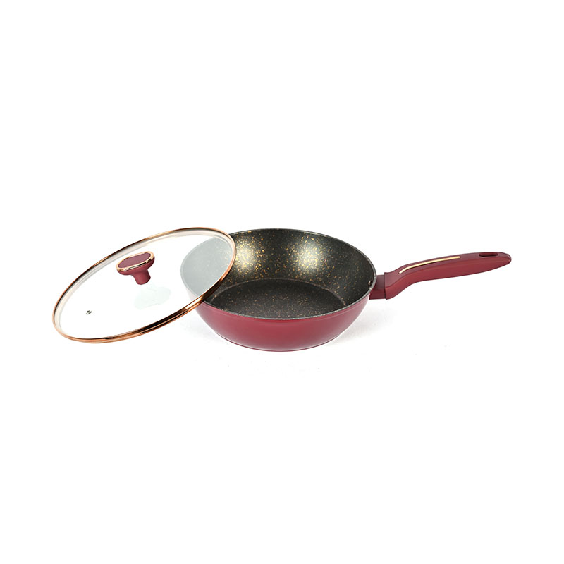 Telamon Burgundy utensilios de cocina con accesorios de borde dorado