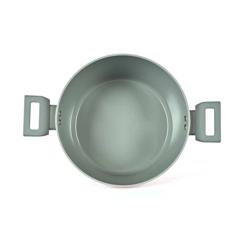 Telamon Pink & Grey Chic Cubriz de cerámica Cocina Forjada Juego de utensilios