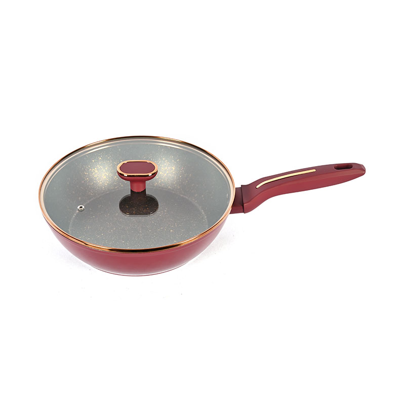 Telamon Burgundy utensilios de cocina con accesorios de borde dorado