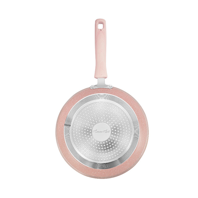 Bandejas de cocina blancas redondas utensilios de cocina presionados
