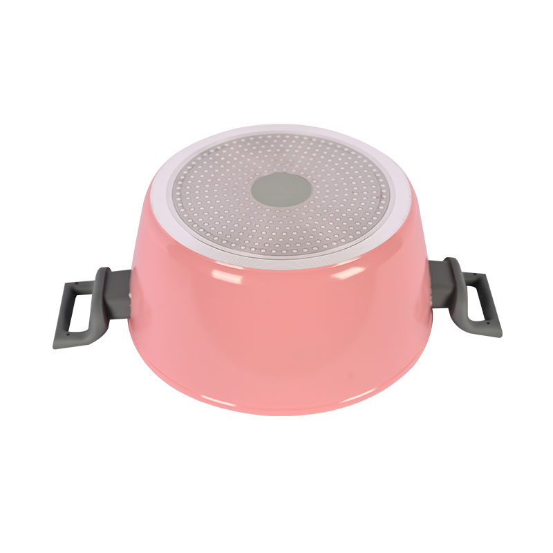 Telamon Pink & Grey Chic Cubriz de cerámica Cocina Forjada Juego de utensilios