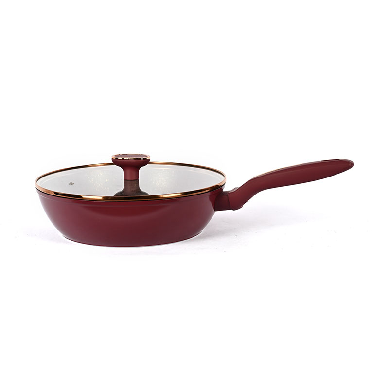 Telamon Burgundy utensilios de cocina con accesorios de borde dorado