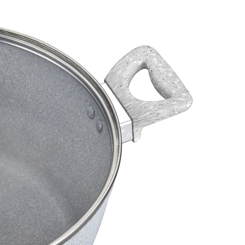 Telamon White Granite Forged utensilios de cocina forjados