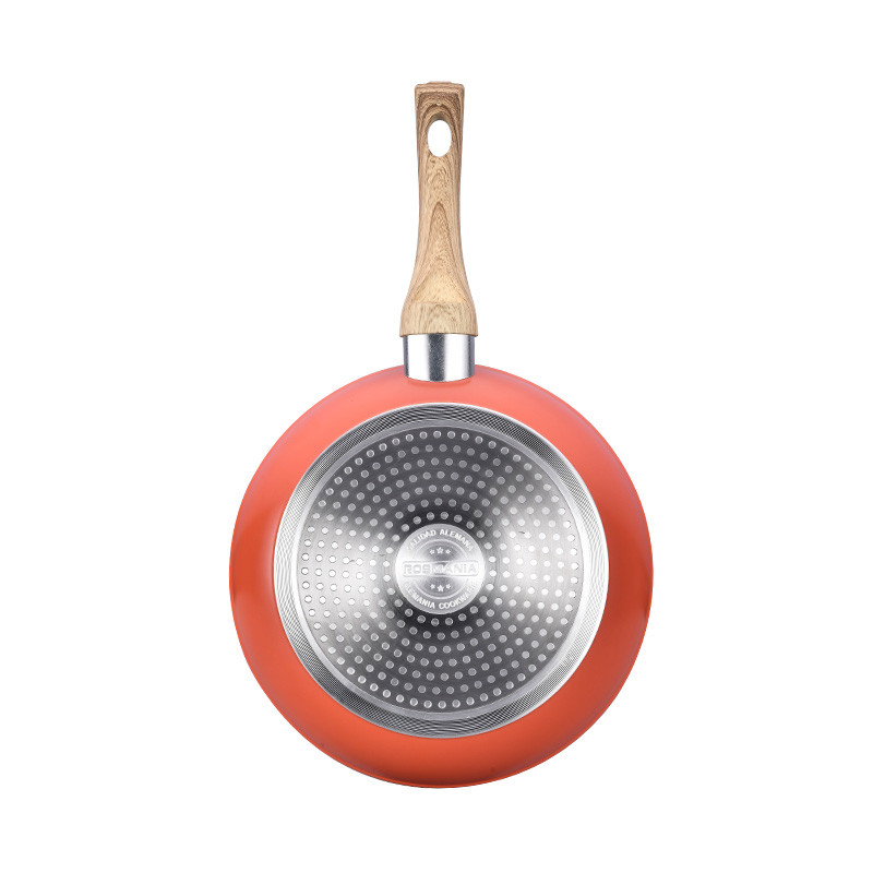 Telamon Tangerine Marble Coating Cookware de coches de cocina