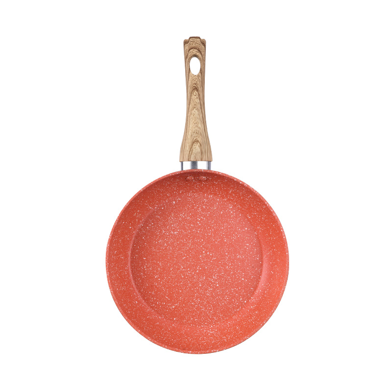 Telamon Tangerine Marble Coating Cookware de coches de cocina