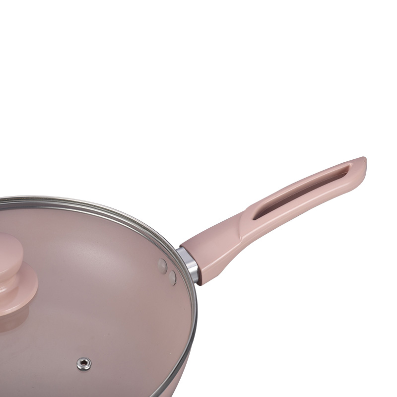 Telamon Pink Ceramic Cook -Winkets de cocción de utensilios