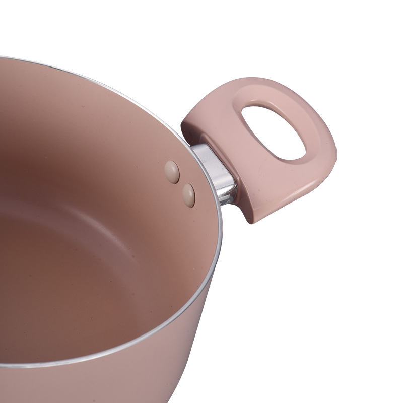 Telamon Pink Ceramic Cook -Winkets de cocción de utensilios