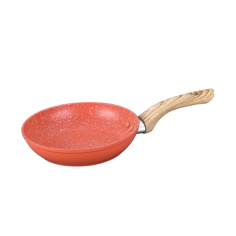 Telamon Tangerine Marble Coating Cookware de coches de cocina