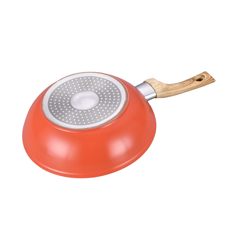 Telamon Tangerine Marble Coating Cookware de coches de cocina