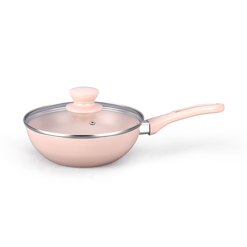 Telamon Pink Ceramic Cook -Winkets de cocción de utensilios