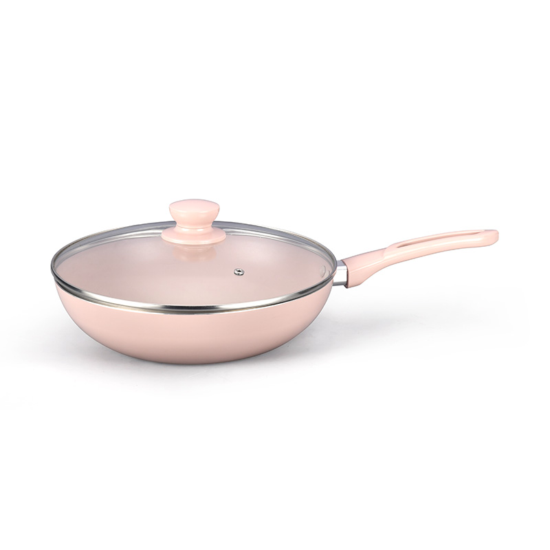 Telamon Pink Ceramic Cook -Winkets de cocción de utensilios