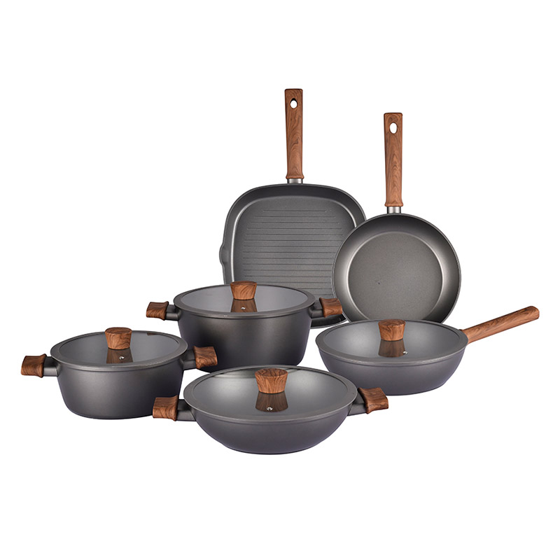 Telamon Classic Woodgrain Series Fored -Winkings Foryware utensilios de utensilios