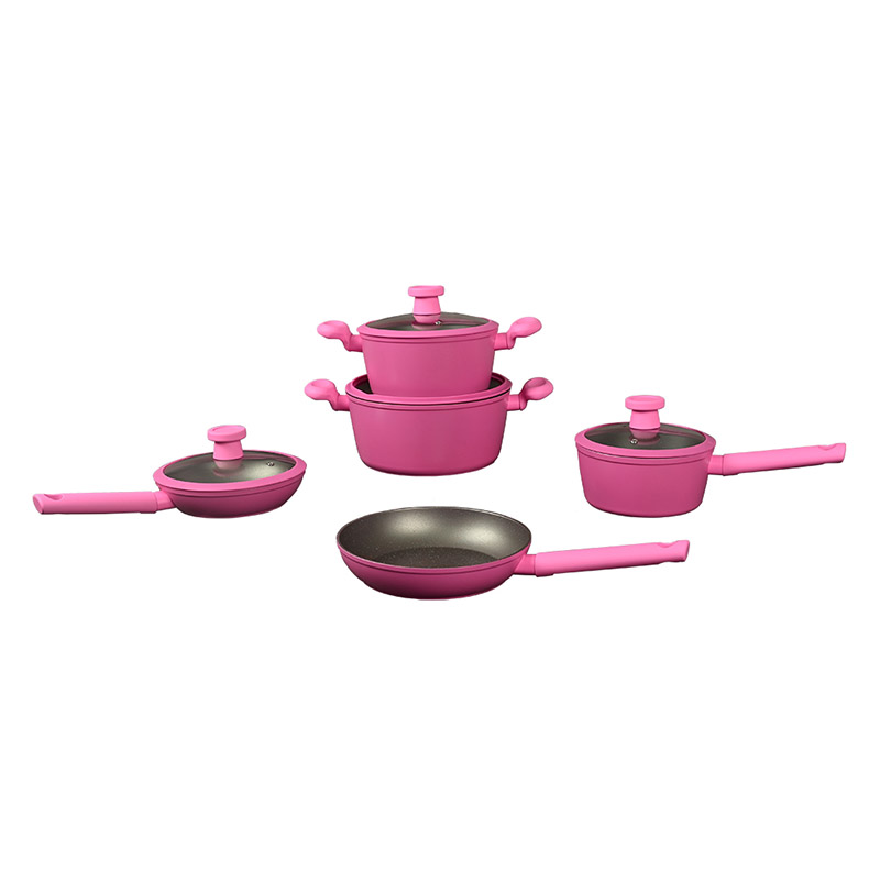 Telamon Minimalista Pink Series Fored utensilios de cocina forjados