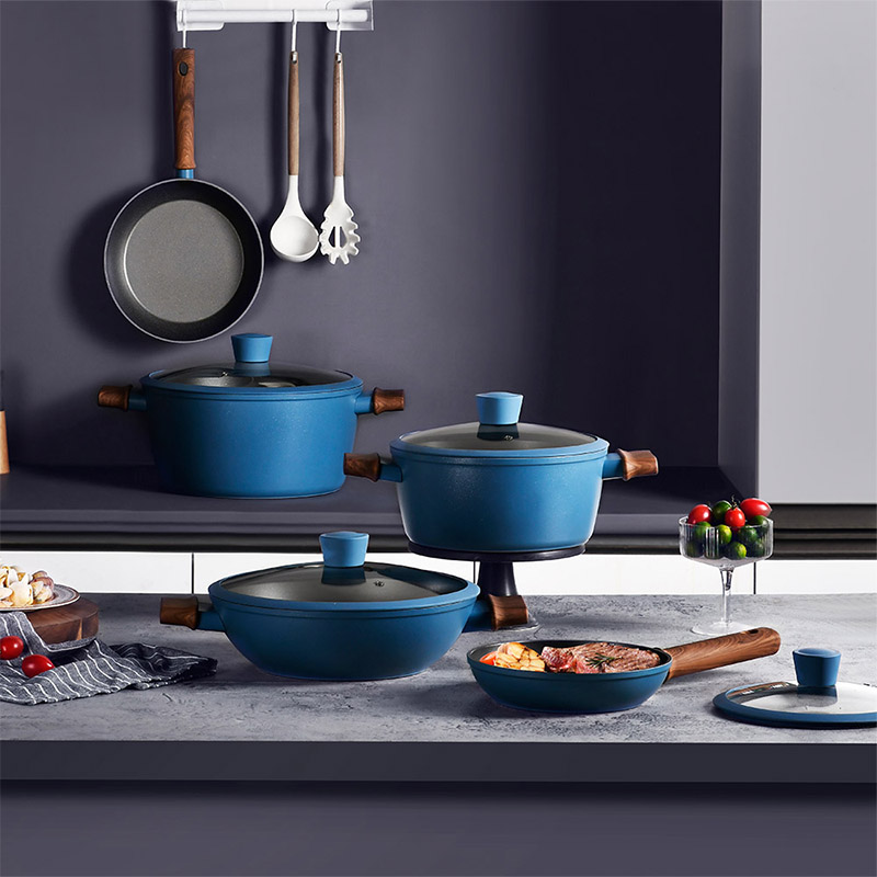 Telamon Classic Woodgrain Series Fored -Winkings Foryware utensilios de utensilios