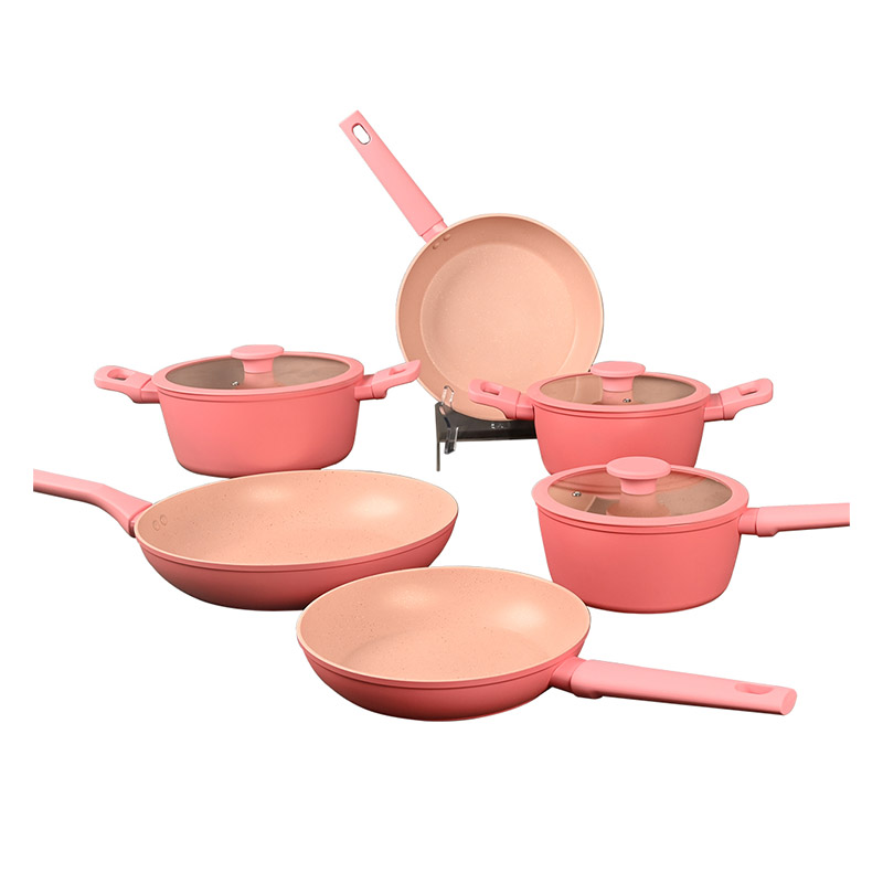 Telamon Minimalista Pink Series Fored utensilios de cocina forjados